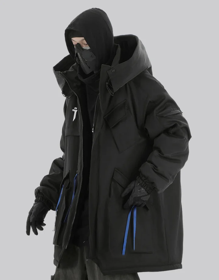 Techwear Tactical Hooded Jacket