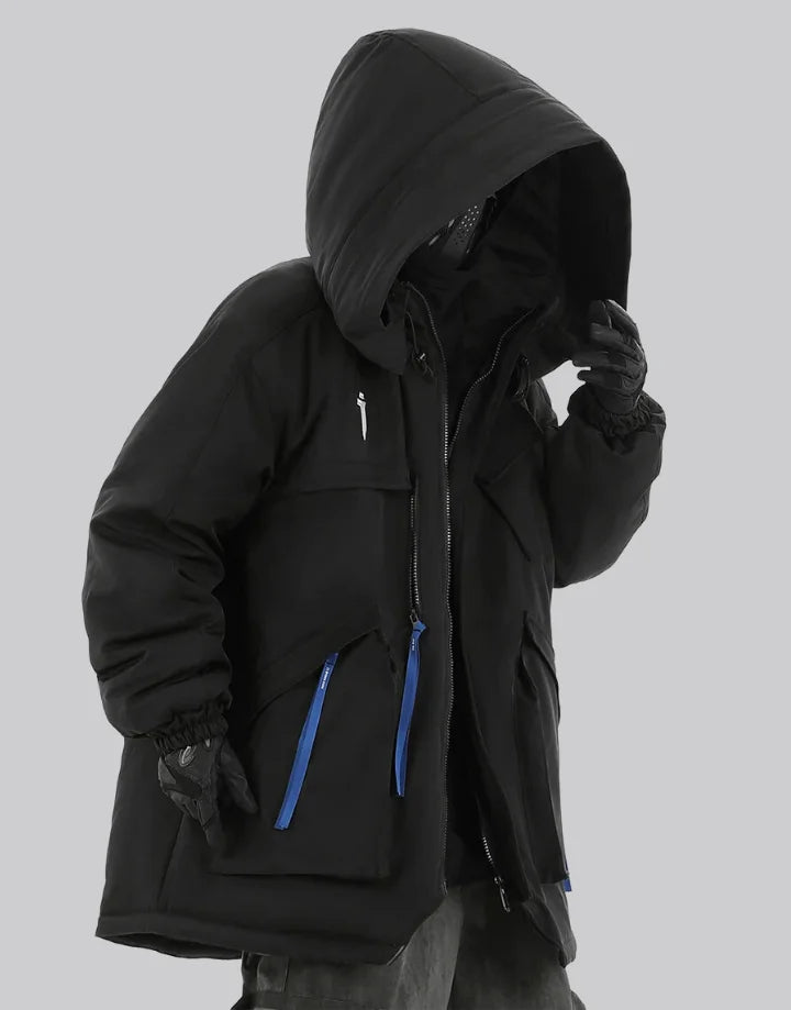 Techwear Tactical Hooded Jacket