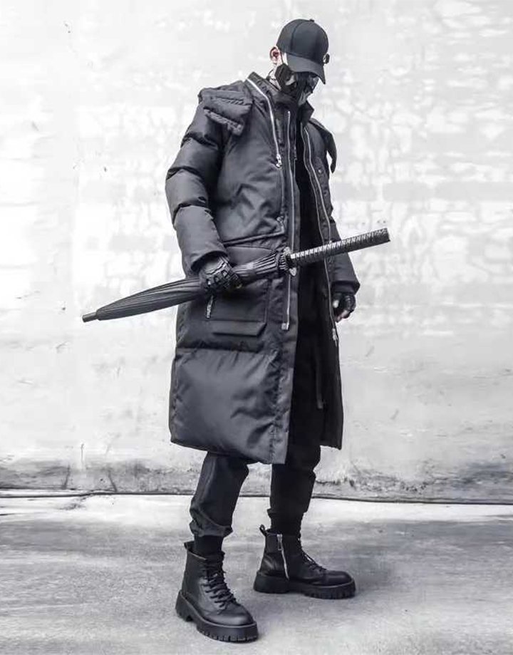 Techwear Tactical Puffed Jacket