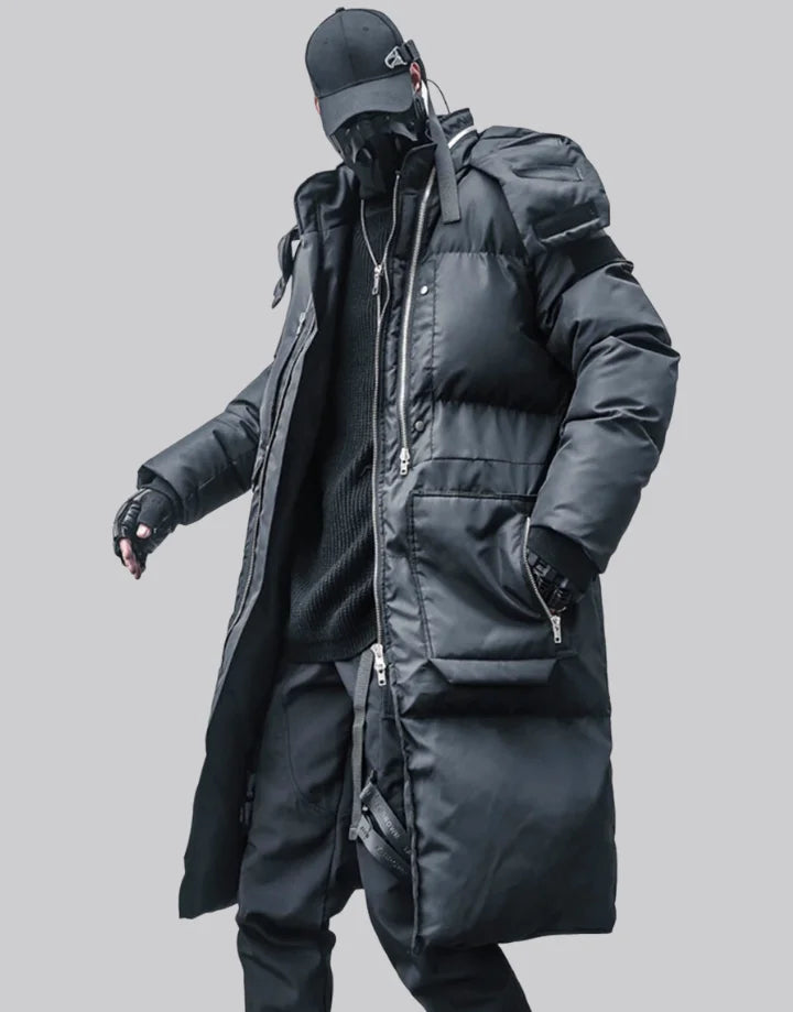 Techwear Tactical Puffed Jacket
