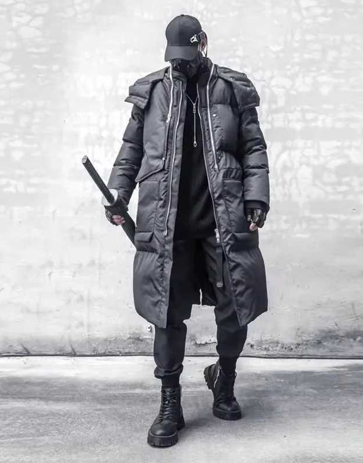 Techwear Tactical Puffed Jacket