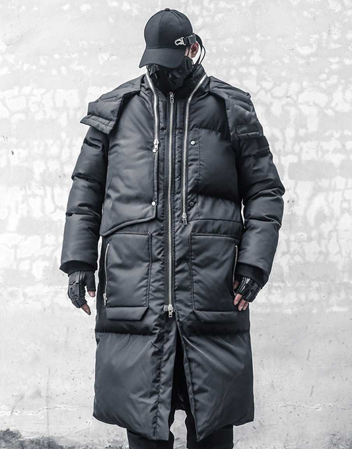 Techwear Tactical Puffed Jacket