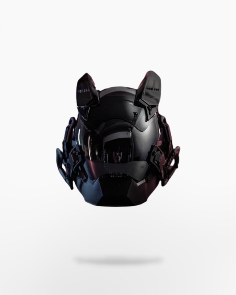 Techwear Cyberpunk Futuristic Helmet With Led