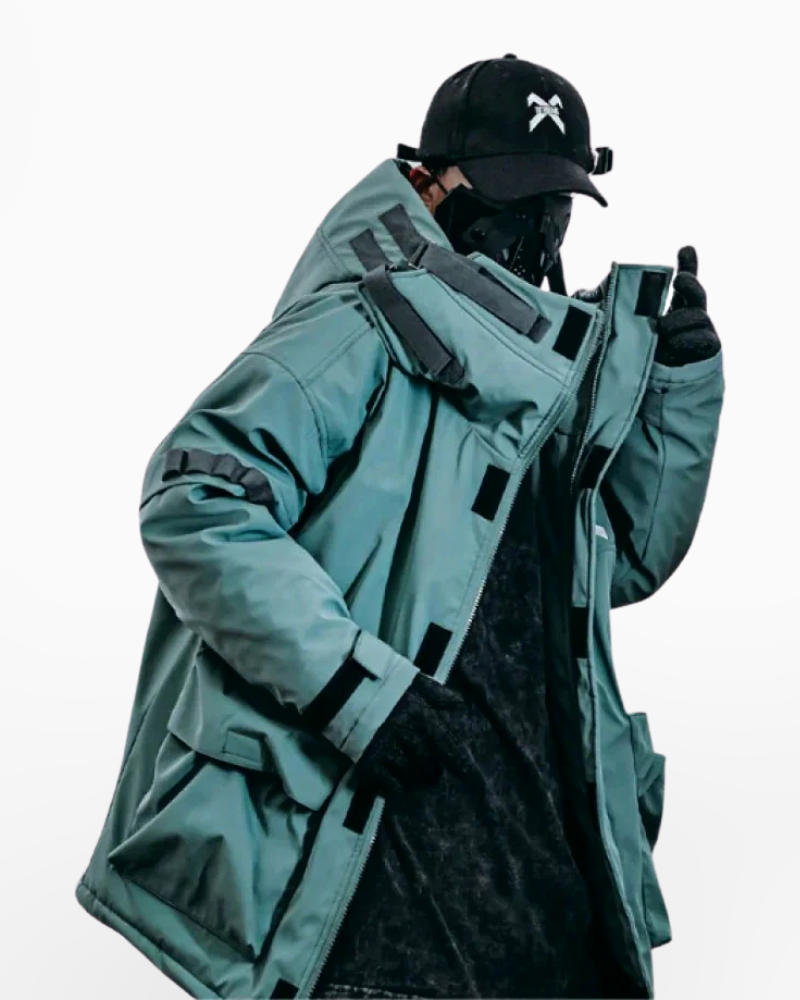 Techwear Green Bomber