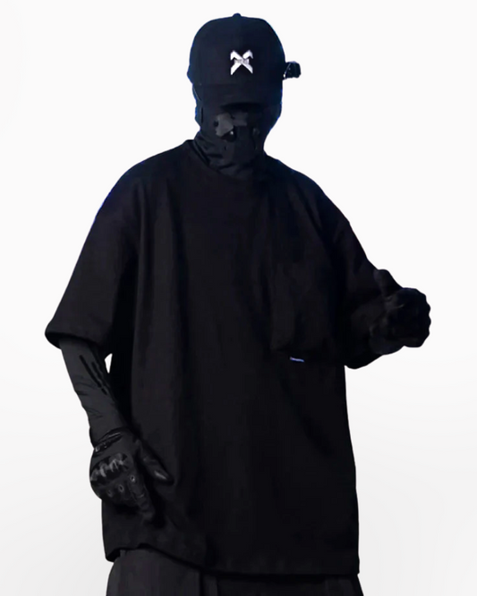 Techwear Men's Shirt With Pockets