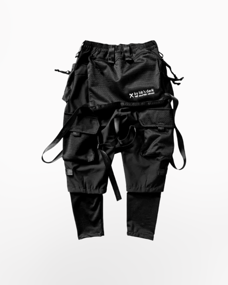 Techwear Pants with Straps