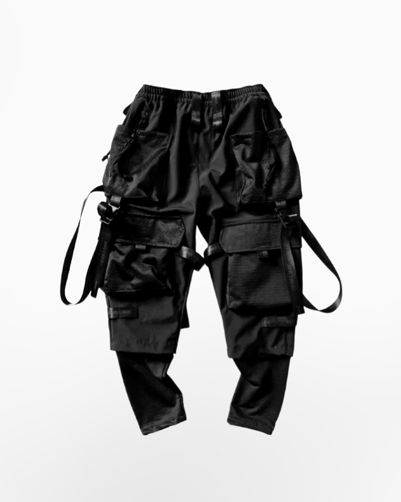 Techwear Pants with Straps