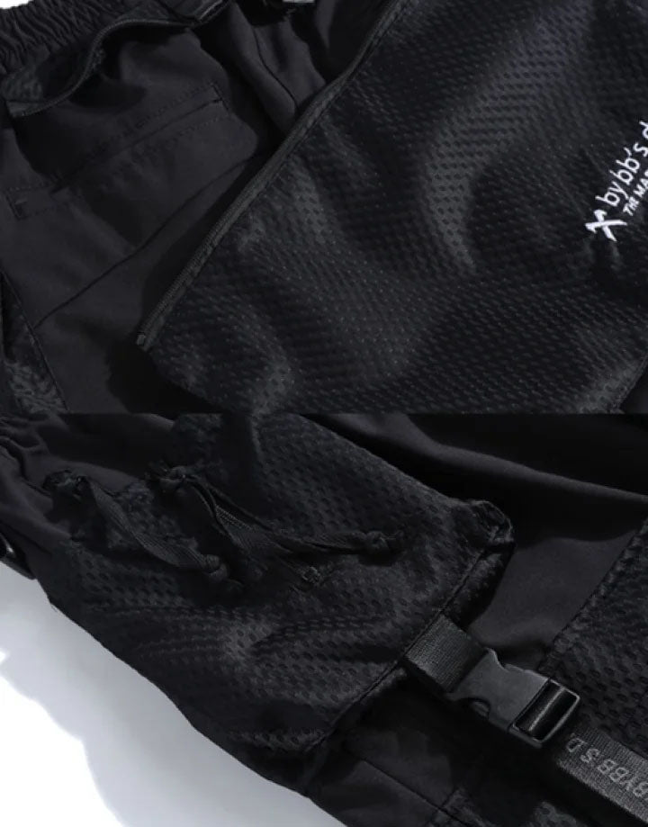 Techwear Pants with Straps