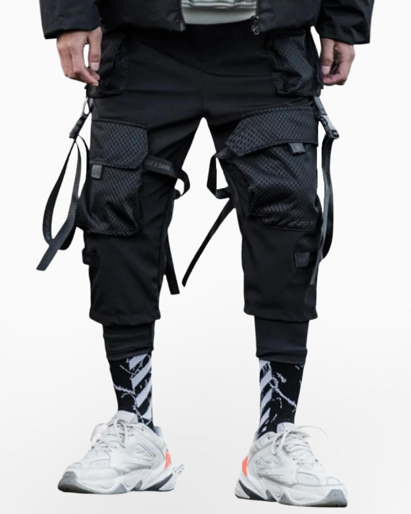 Techwear Pants with Straps