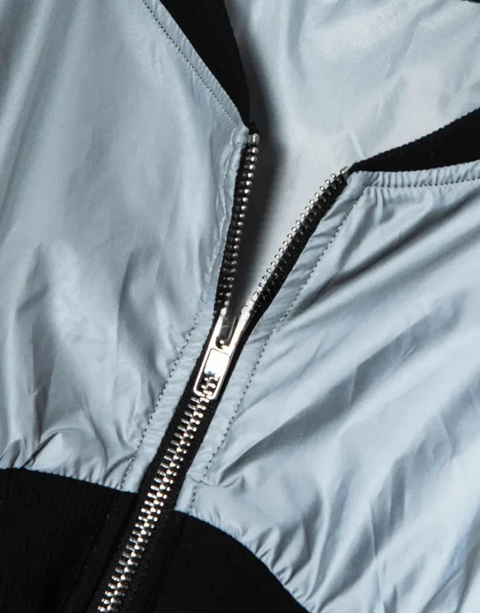 Techwear Reflective Crop Top Jacket