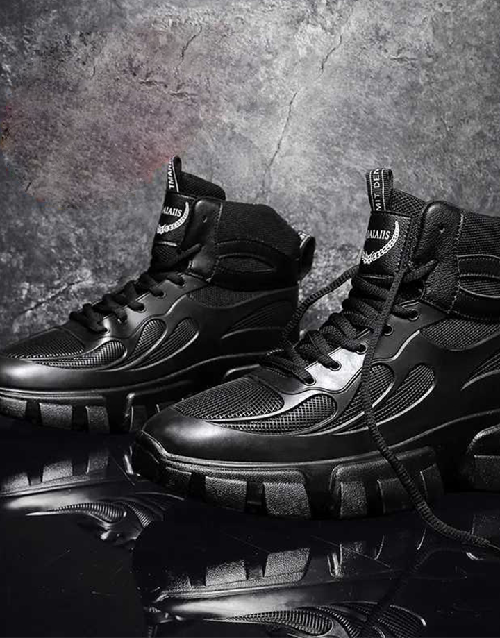Techwear Trendy High Top Sneakers