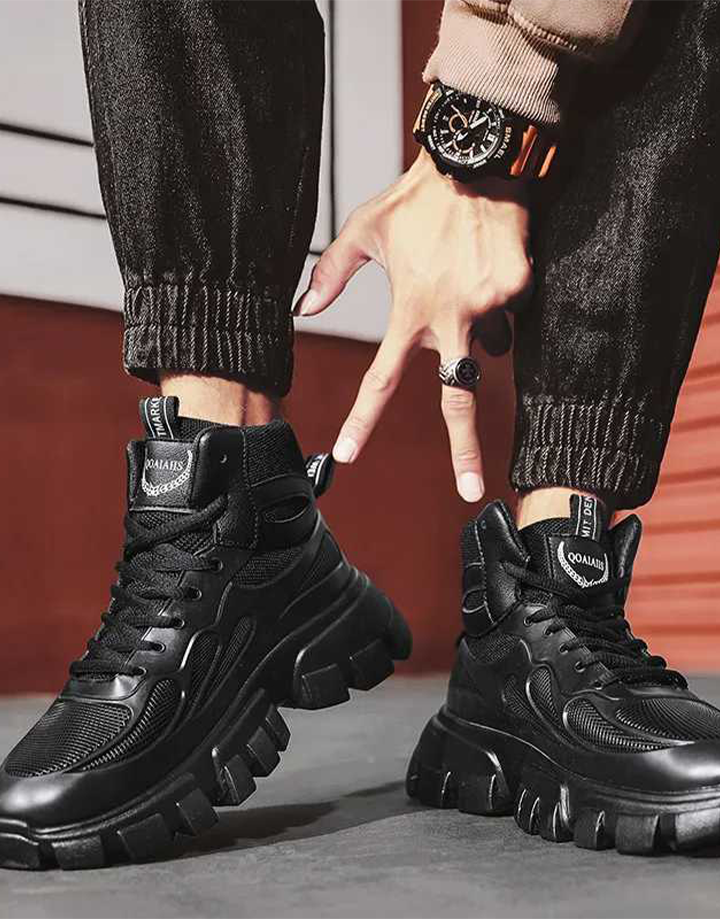 Techwear Trendy High Top Sneakers