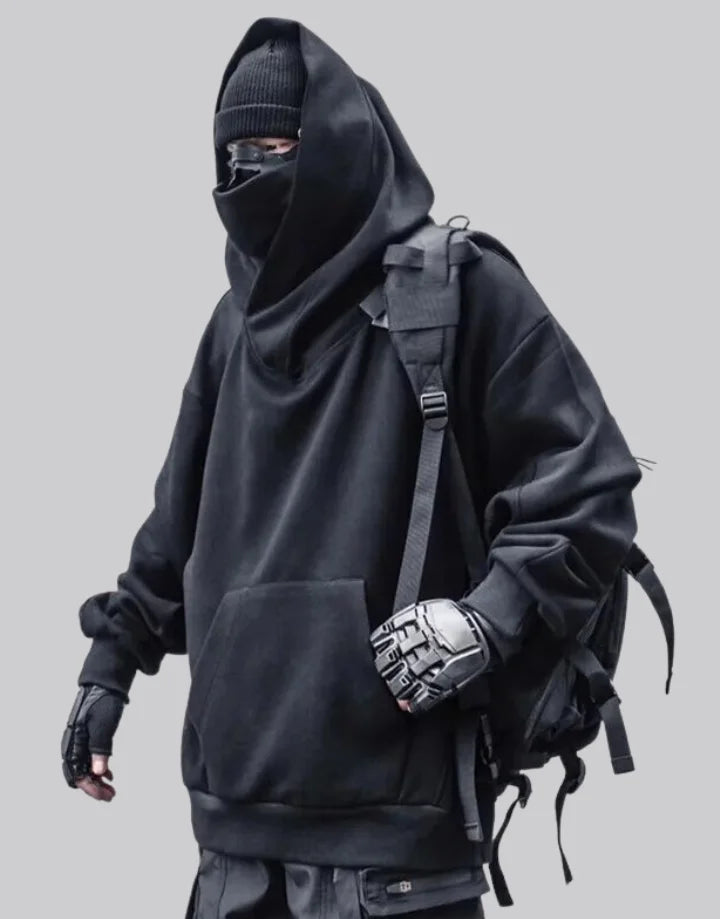 Techwear Turtleneck Hoodie