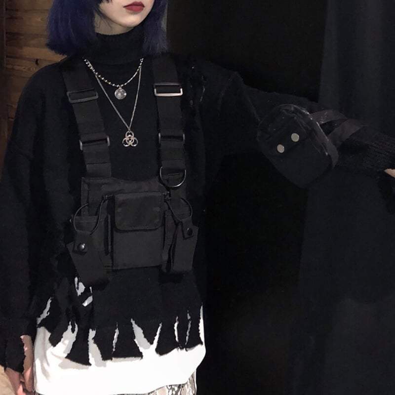 Techwear Utility Chest Bag