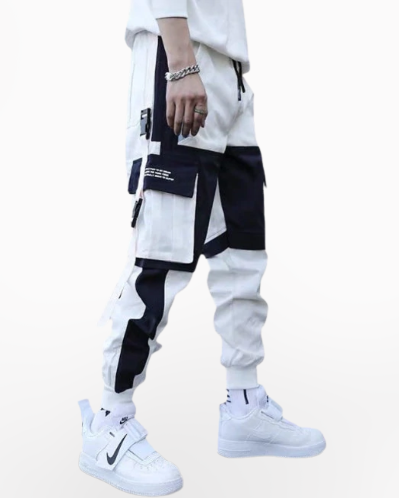 White Techwear Pants