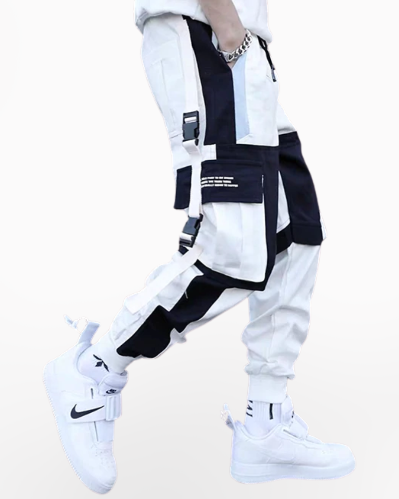 White Techwear Pants