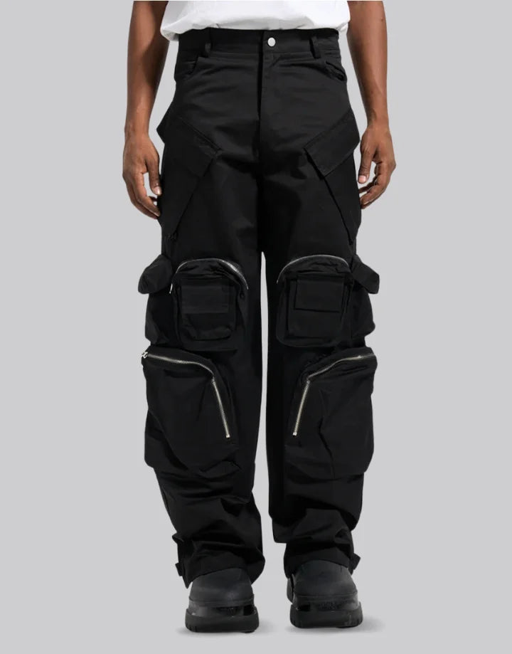 Techwear Wide Leg Multi Pocket Pants