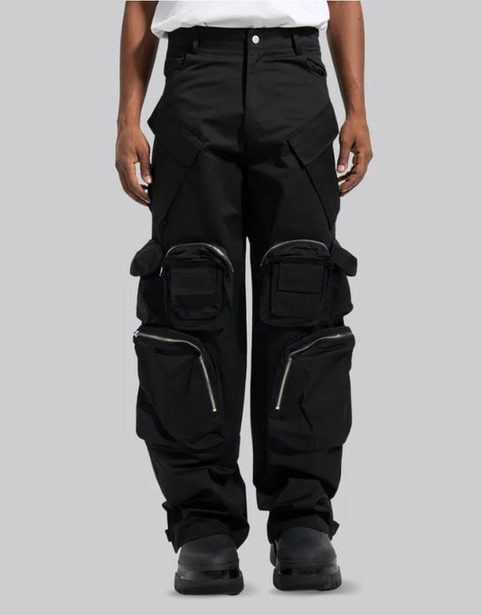 Techwear Wide Leg Multi Pocket Pants