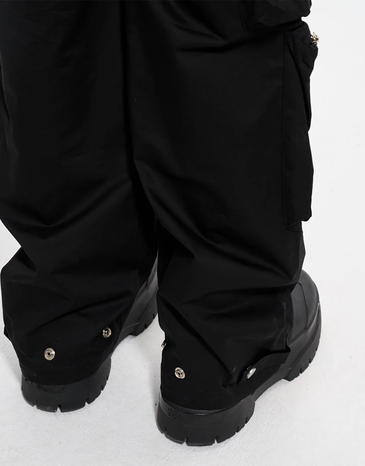 Techwear Wide Leg Multi Pocket Pants