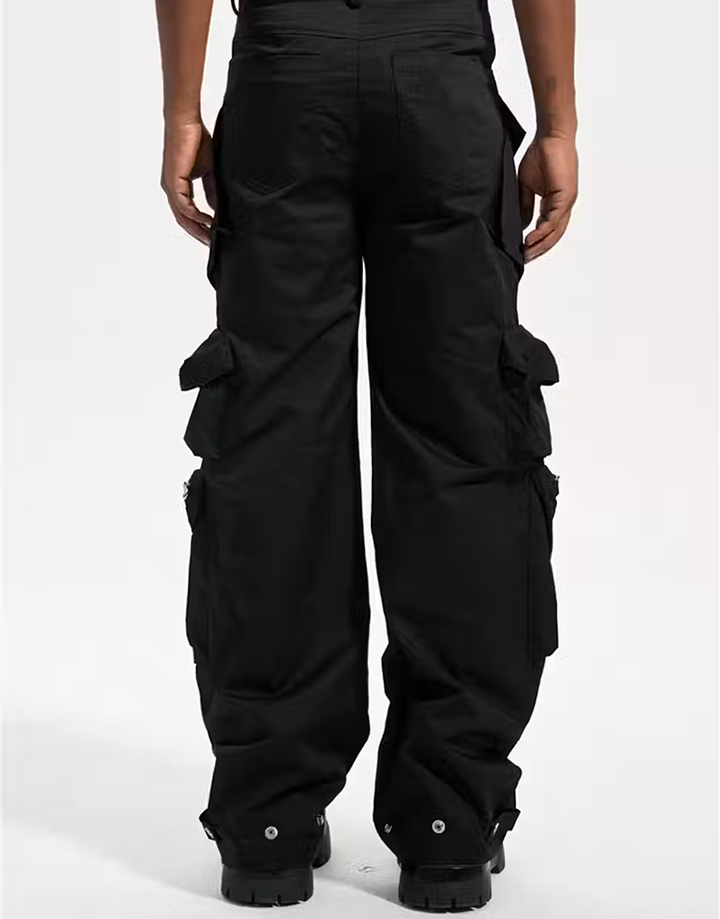 Techwear Wide Leg Multi Pocket Pants
