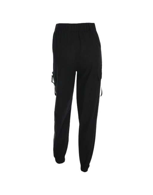 Techwear women's black tactical pants