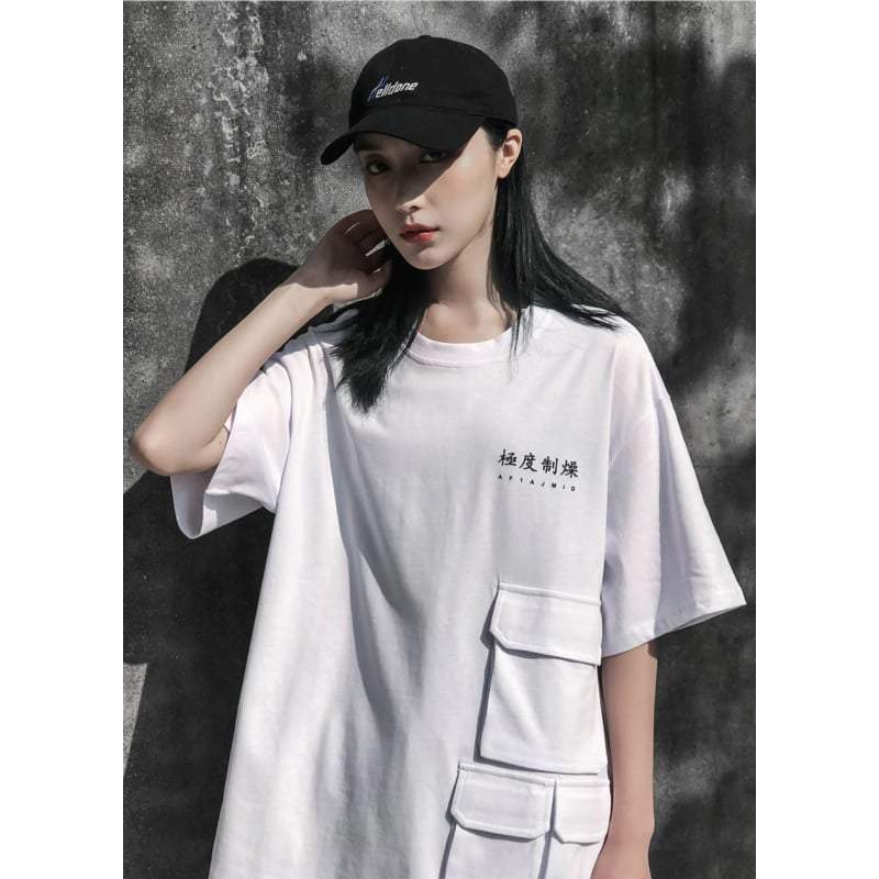 Techwear Women's Shirt with Pockets