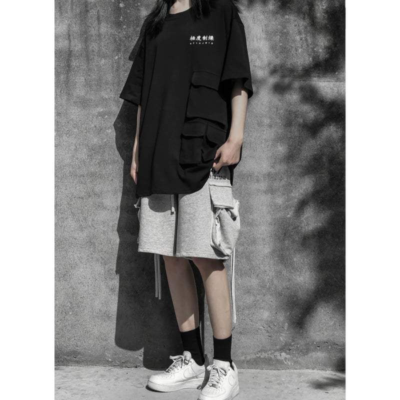 Techwear Women's Shirt with Pockets